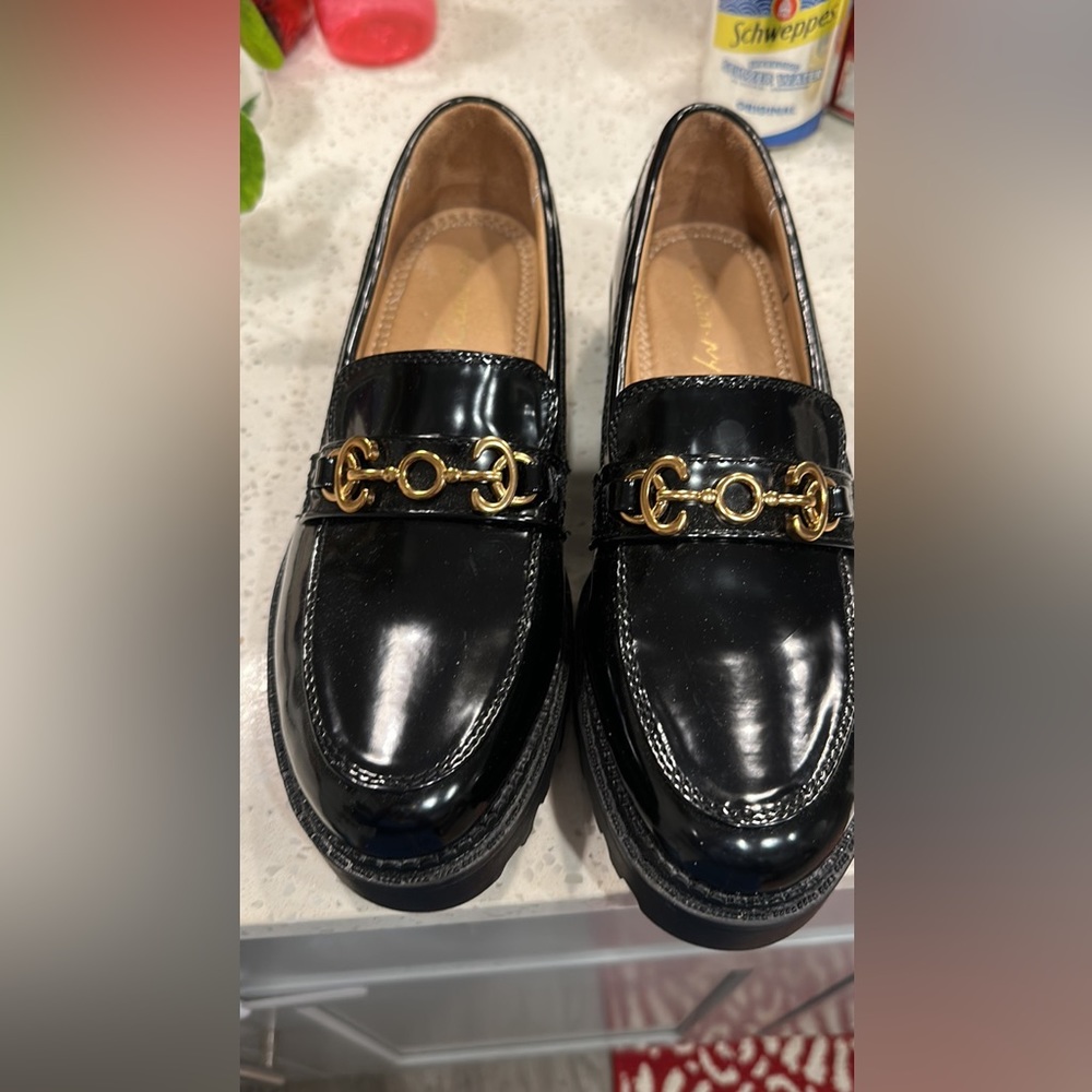 Gorgeous Brand New Patent Leather Loafers from Macy’s.